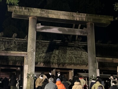 年始の鐘撞きから伊勢神宮参拝、長谷寺へお参りした1日でした