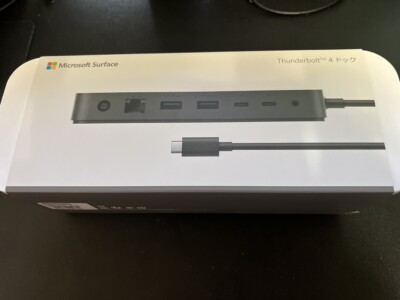 マイクロソフト Surface Thunderbolt 4 ドックを購入しました！